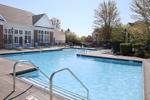 Large, Heated Pool at Bristol Station, Illinois