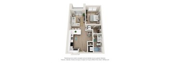 1E 1  Bed   1  Bath   674 Sq. Ft. at 2929 on Mayfair, Wauwatosa, WI