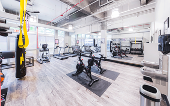Gym center at Elevate Apartments, Madison, 53718