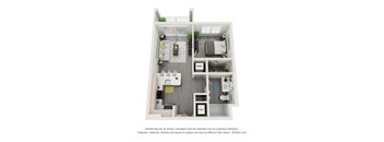 1C.4 1  Bed   1  Bath   620 Sq. Ft. at 42 Hundred On The Lake, Wisconsin, 53235