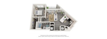 1E.1 1  Bed   1  Bath   742 Sq. Ft. at 42 Hundred On The Lake, St Francis, 53235