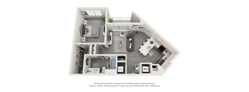 1E.3 1  Bed   1  Bath   783 Sq. Ft. at 42 Hundred On The Lake, St Francis
