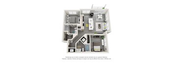 2F.1 2  Bed   2  Bath   1,081 Sq. Ft. at 42 Hundred On The Lake, St Francis, Wisconsin