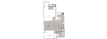 2 bed 2 bath  1,403 Sq. Ft. | floor plan B15 at Apex 41, Illinois
