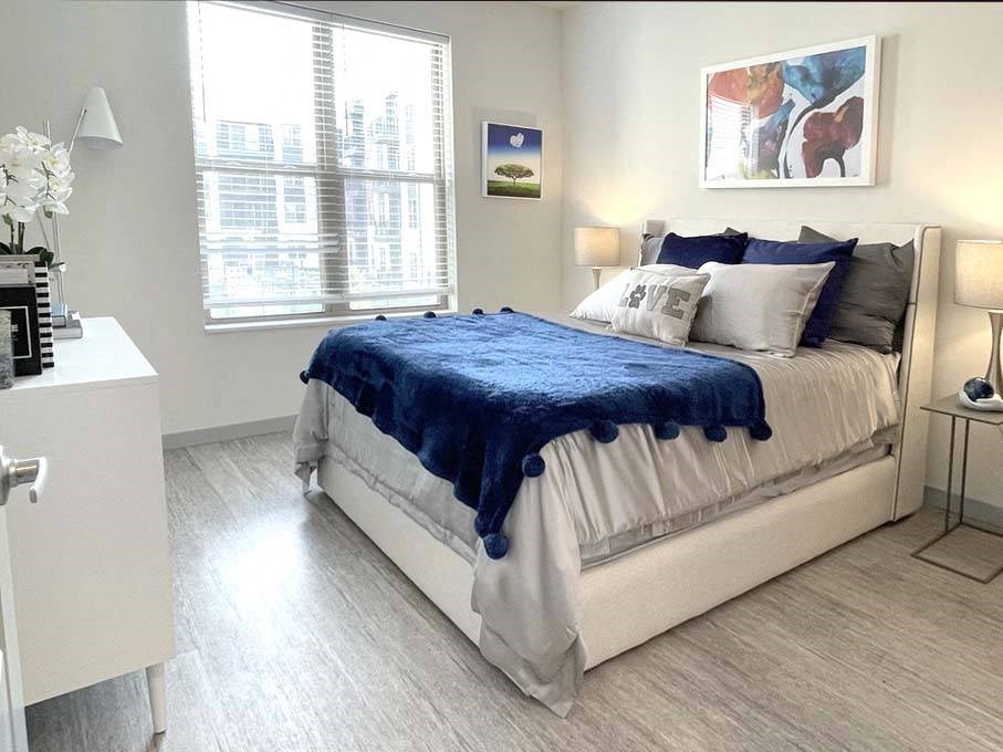 Bedroom at Elevate Apartments, Madison, WI, 53718