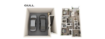 Gull Floorplan at Fountain Ridge, Pleasant Prairie, Wisconsin