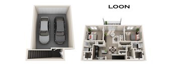 Loon Floorplan1 at Fountain Ridge, Pleasant Prairie, Wisconsin