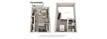 Phoebe Floorplan at Fountain Ridge, Pleasant Prairie, 53158