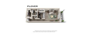 Plover Floorplan at Fountain Ridge, Wisconsin, 53158