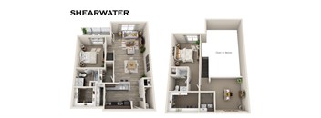 SHEARWATER Floorplan at Fountain Ridge, Pleasant Prairie, WI, 53158
