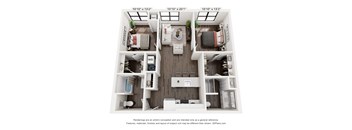 a 1 bedroom floor plan  sierra  2100 sq ft