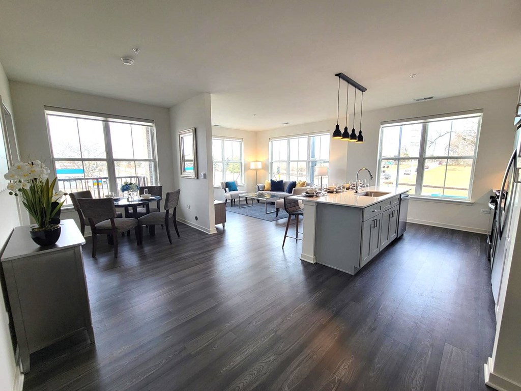 Living Room at Enclave Crystal Lake, Illinois