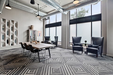 Clubhouse game room at The Shelby, Chicago, IL, 60616
