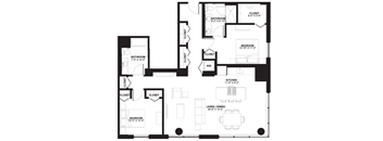 2 Bedroom 2 bath apartment in Streeterville