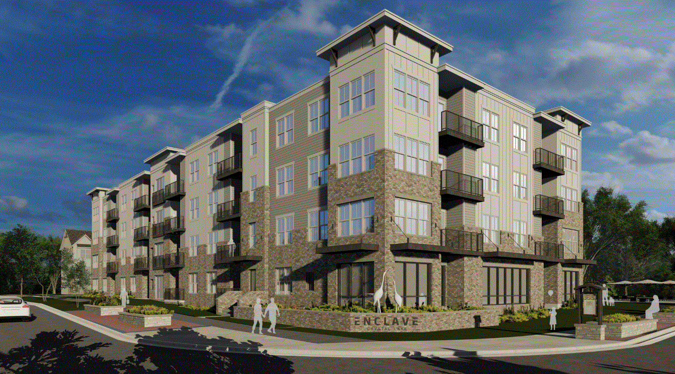 a rendering of an apartment building