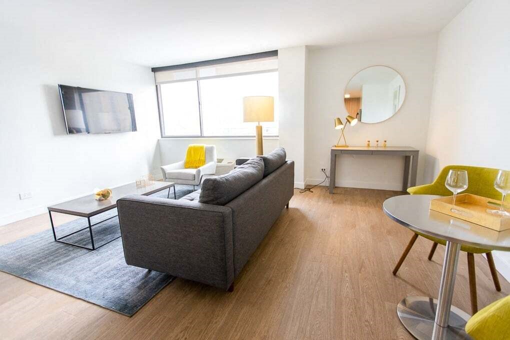 Living Room at The Kent, Chicago, IL