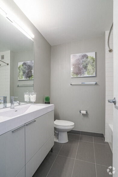Bathroom at The Kent, Illinois, 60614