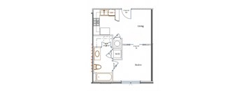 1 Bed/1 Bath c2