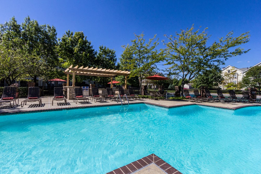 Britton Woods Apartments Dublin Ohio Resort Style Pool Sundeck Amenities Relax