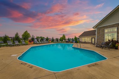 take a dip in the resort style pool at villas at houston levee west apartments
