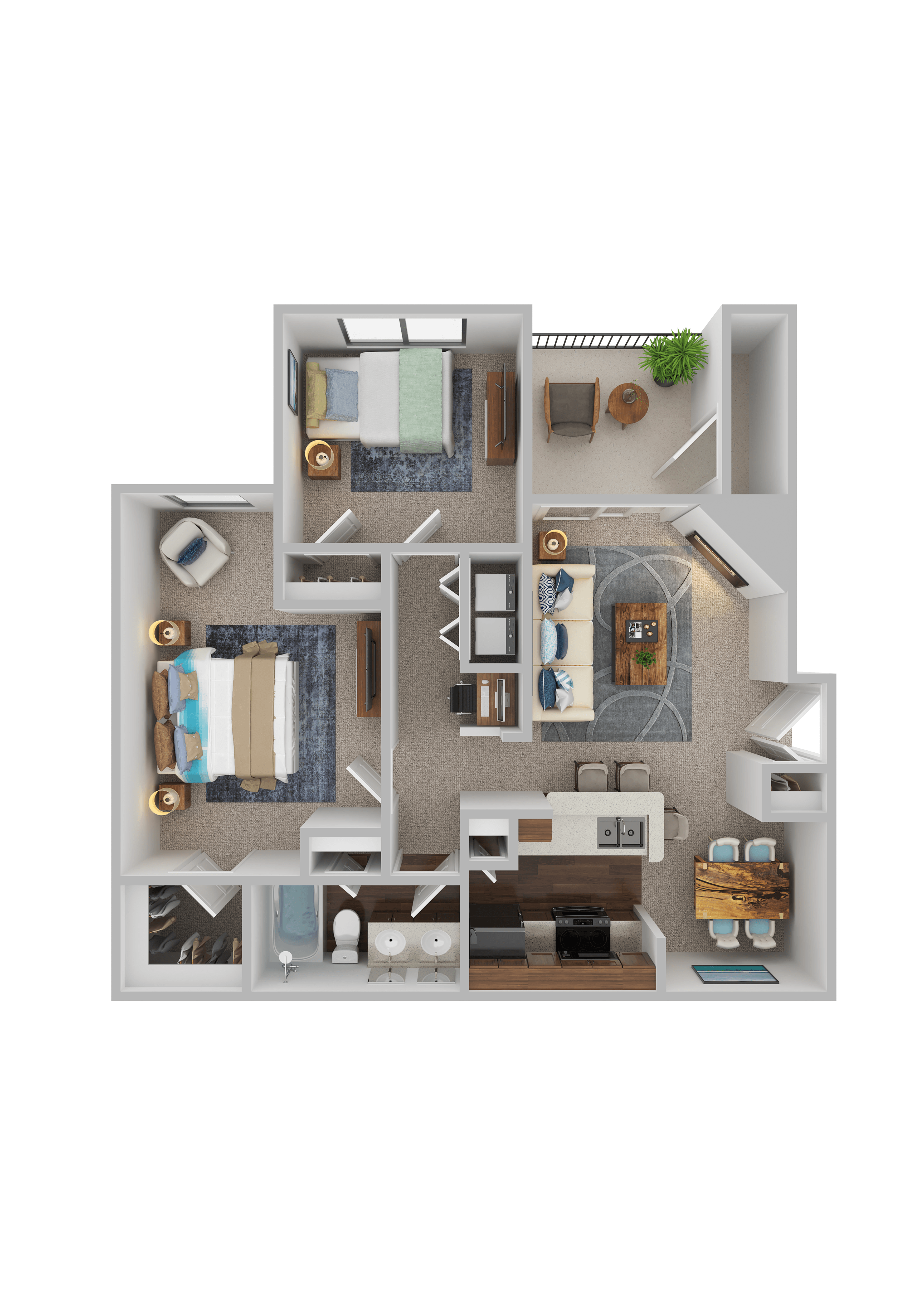 Trellises Apartments Bergen Floorplan