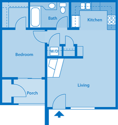 Villas at Montebella 1A Floor plan 2d image depicting floor play layout.