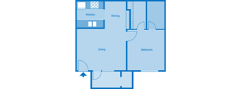 The Arboretum 1A Floor Plan Image depicting layout of home.