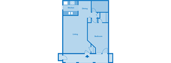 The Arboretum 1D Floor Plan Image depicting layout of home.
