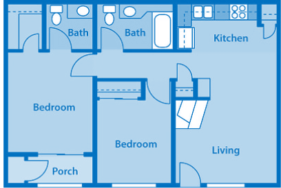 Villas at Montebella 2A Floor plan 2d image depicting floor play layout.