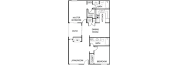 a floor plan of a house