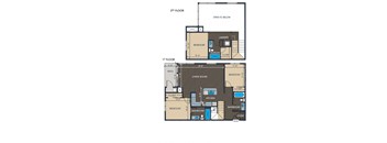 C3- Three Bedroom Loft