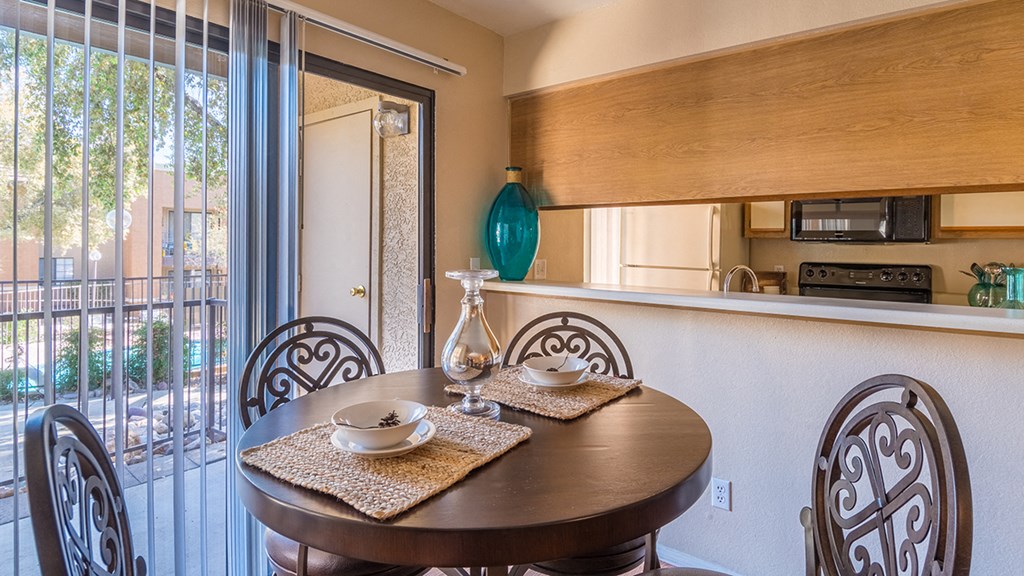 Arboretum dining area with a nice view