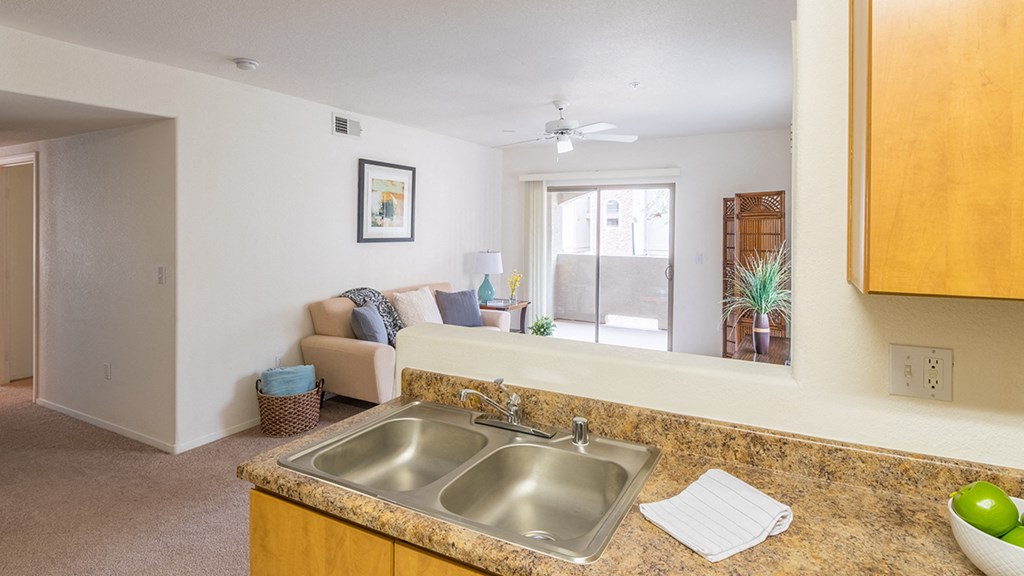 Desert Sands equipped with a dual sink.