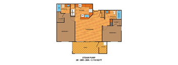a floor plan of a roommates roommates floor plan with bedrooms and a bathroom