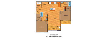 a blueprint of a floor plan of a house