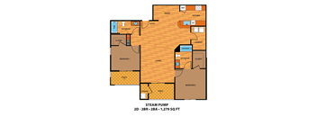 a blueprint of a floor plan of a house