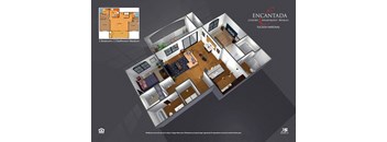 3d floor plan of a house