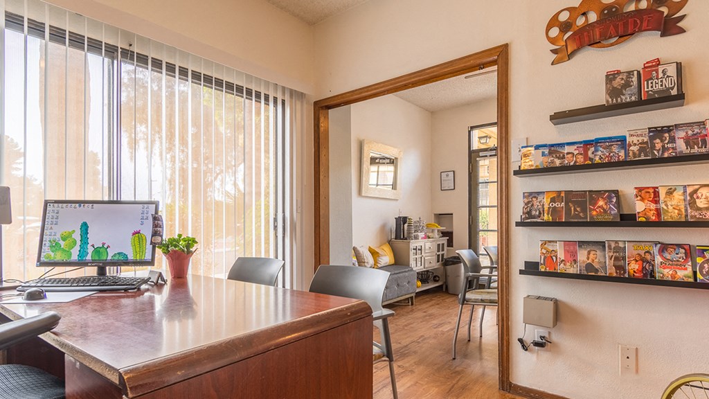 Ridgepointe clubhouse with free DVD rental