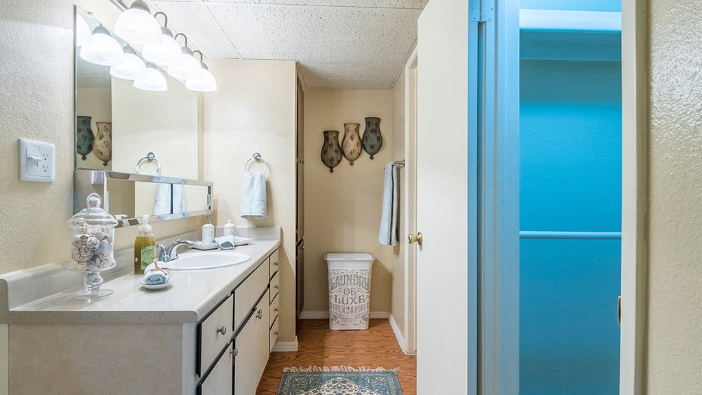 Rio Vista bathroom with vanity sink and full bath
