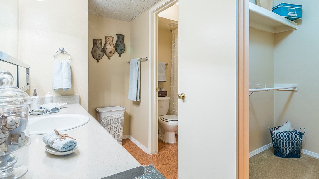 Rio Vista bathroom with vanity sink and full bath