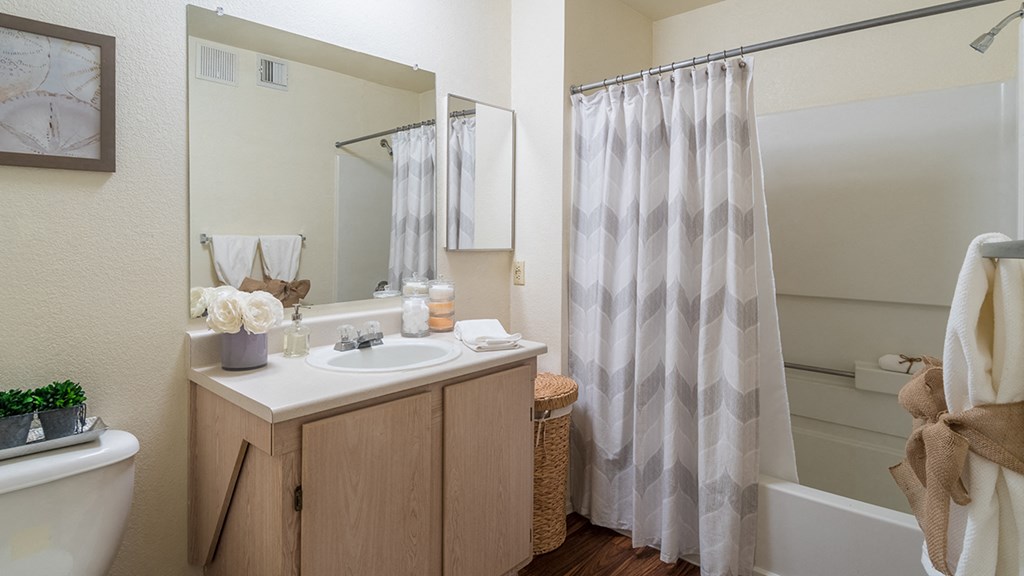 Villas at Montebella bathroom with nice shower tub combo