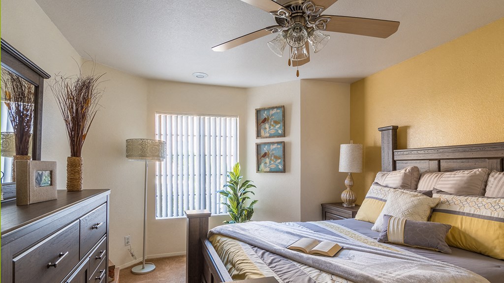 Arboretum large bedroom with ceiling fan