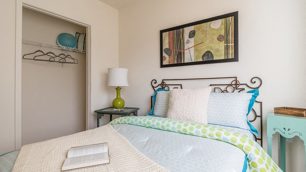 Desert Sands bedroom with large closets.