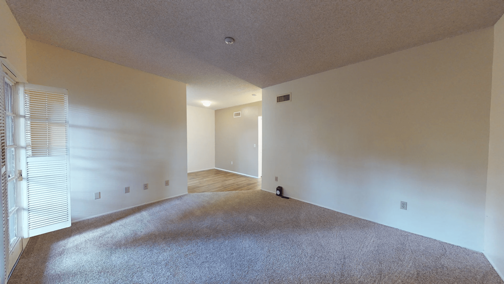 Spacious Living room from front door