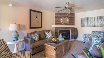 Arboretum living room with fireplace  - Photo Gallery 4