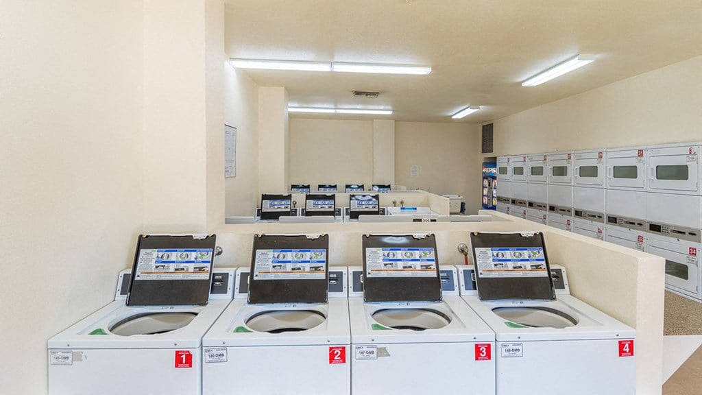 Riverstone apartments with on site laundry facility