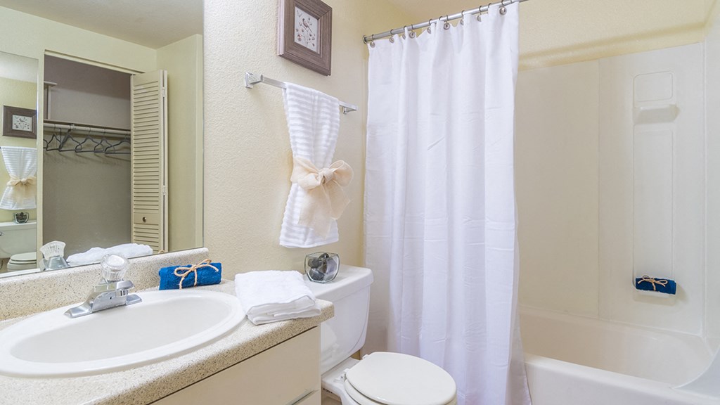 Catalina Canyon bathroom shower tub combo.