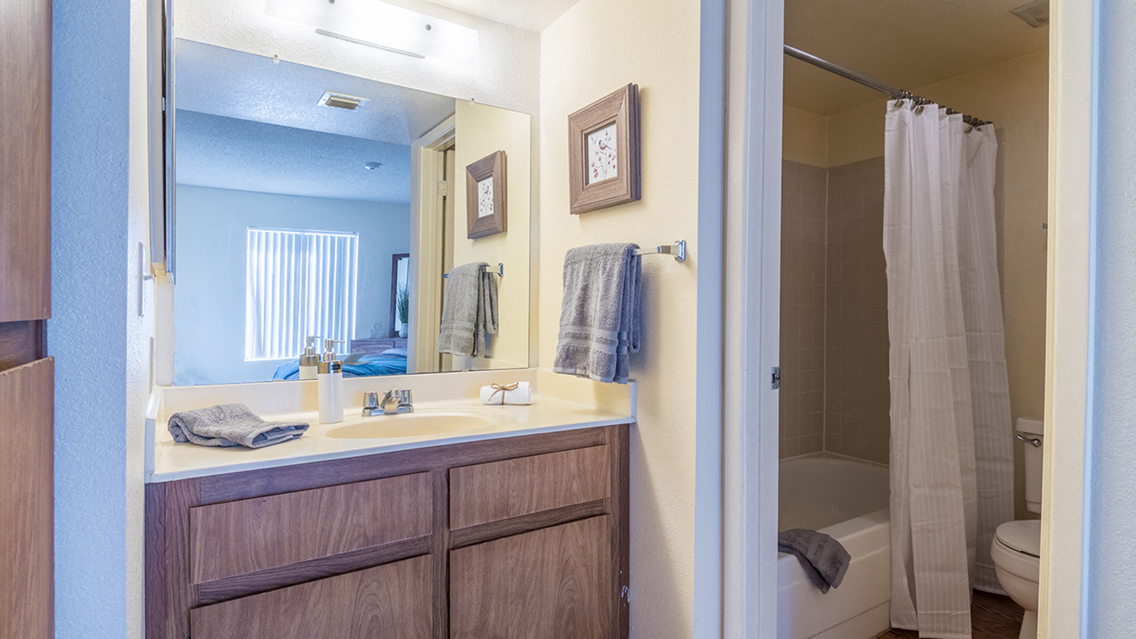 Sycamore Creek Bathroom with Shower Tub Combo