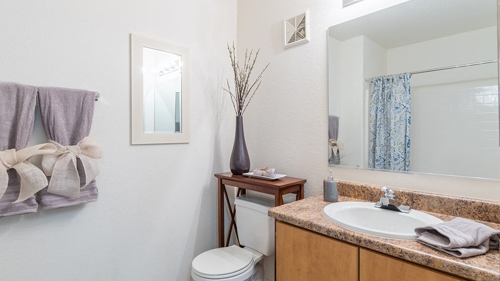 Desert Sands spacious bathrooms.