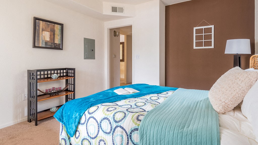 Desert Sands spacious bedroom.